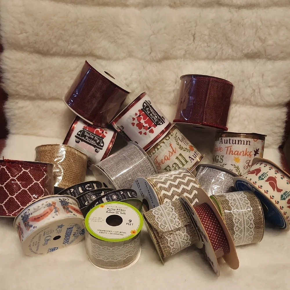 Assorted Decorative Ribbon Bundle - Picture 1 of 6